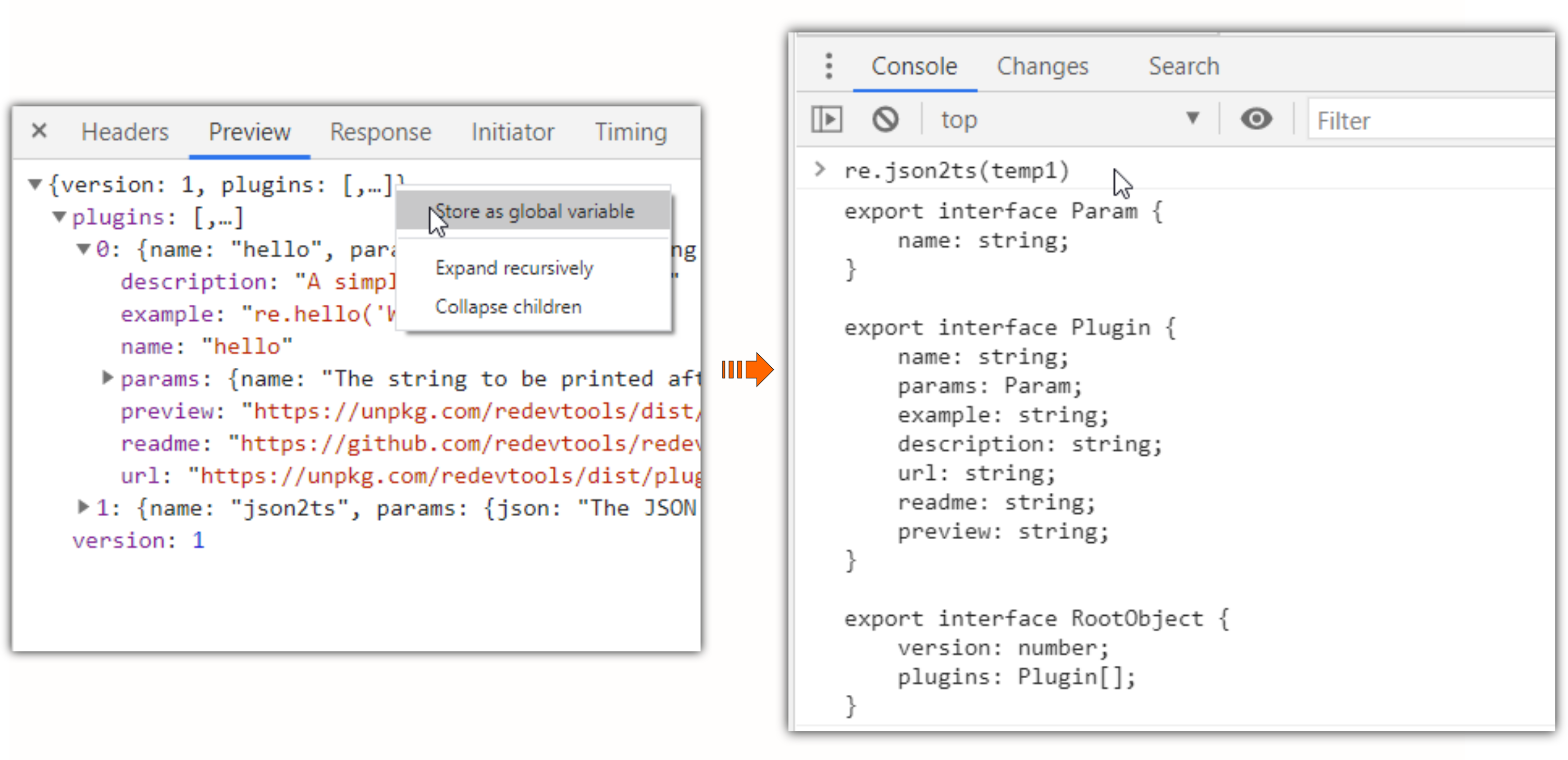 Json2ts Convert A JSON Object To A TypeScript Interface From The 